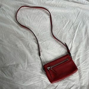 Red Burberry Crossbody purse